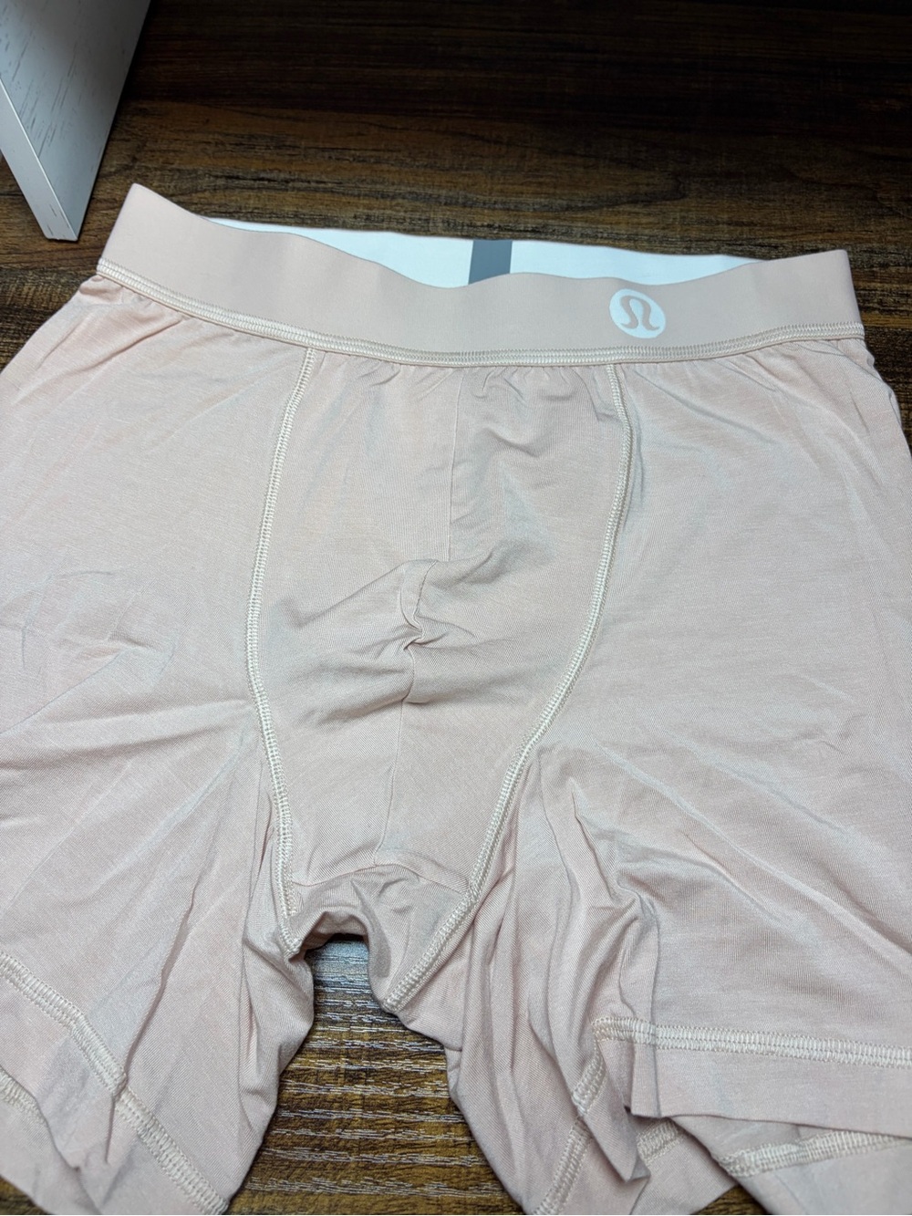 NWOT lululemon athletica Men’s Pale Pink Boxer Briefs